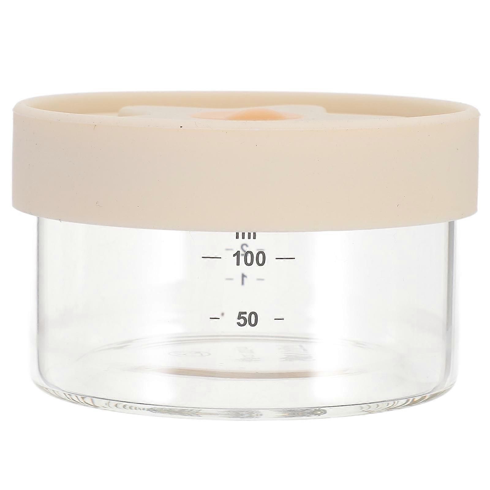 Transparent Storage Jar 2Pcs Multi-Function Household Accessory For Kitchen Use 100ml Assorted Color Food Storage