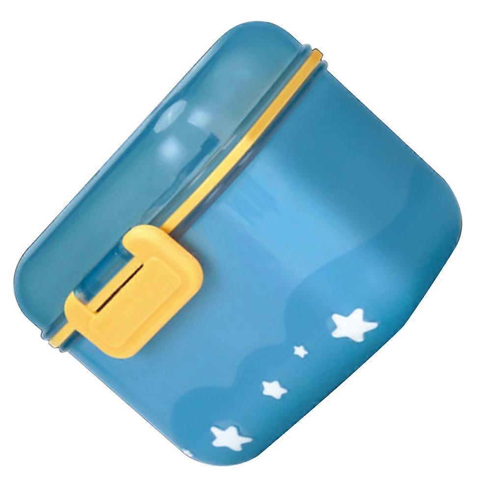 Milk Powder Box Air Tight Seal Baby Food Container Suitable For Children Traveling Purposes Rectangular Shape 2 Sets