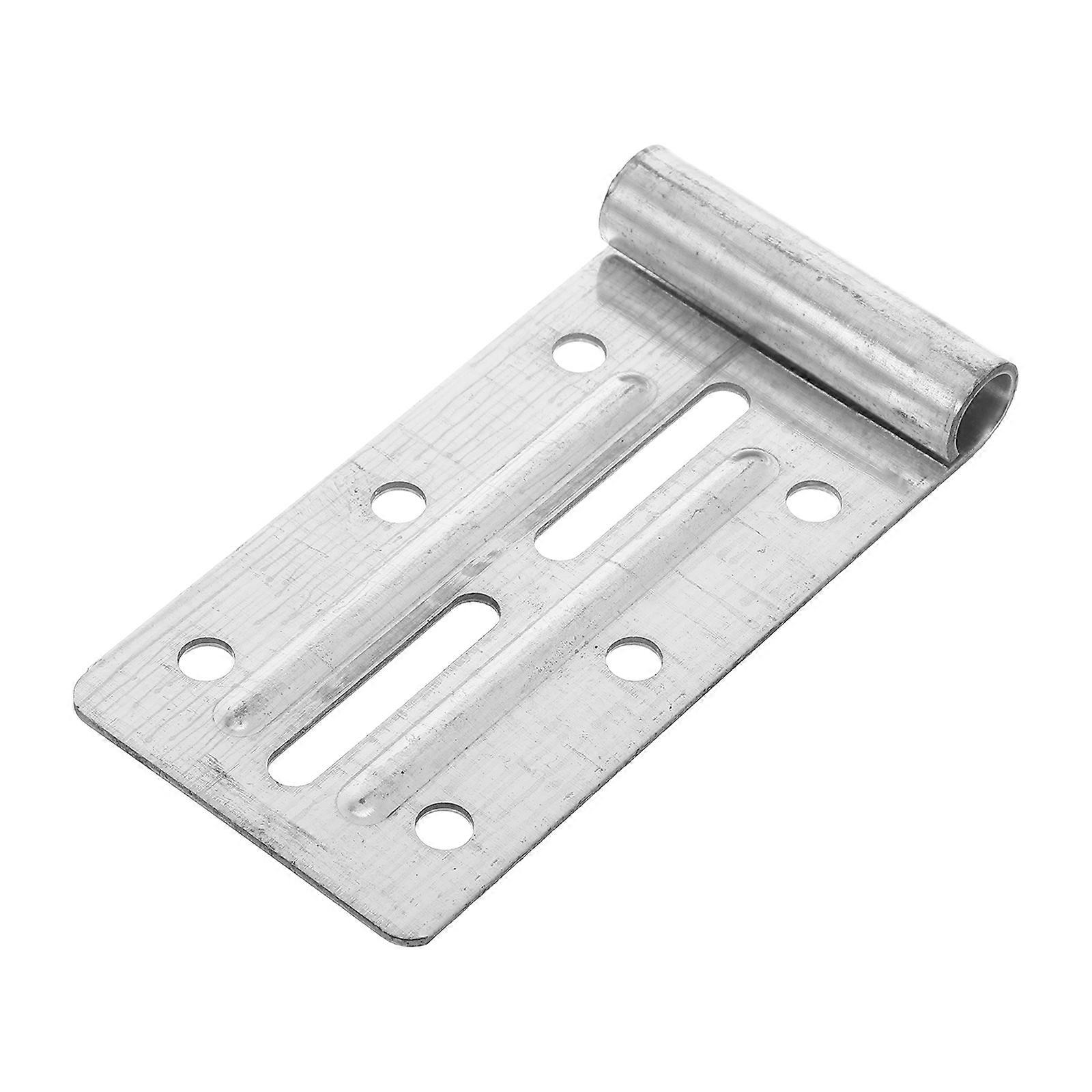 Garage Door Top Bracket Iron Material for Replacement 5Pcs Silver