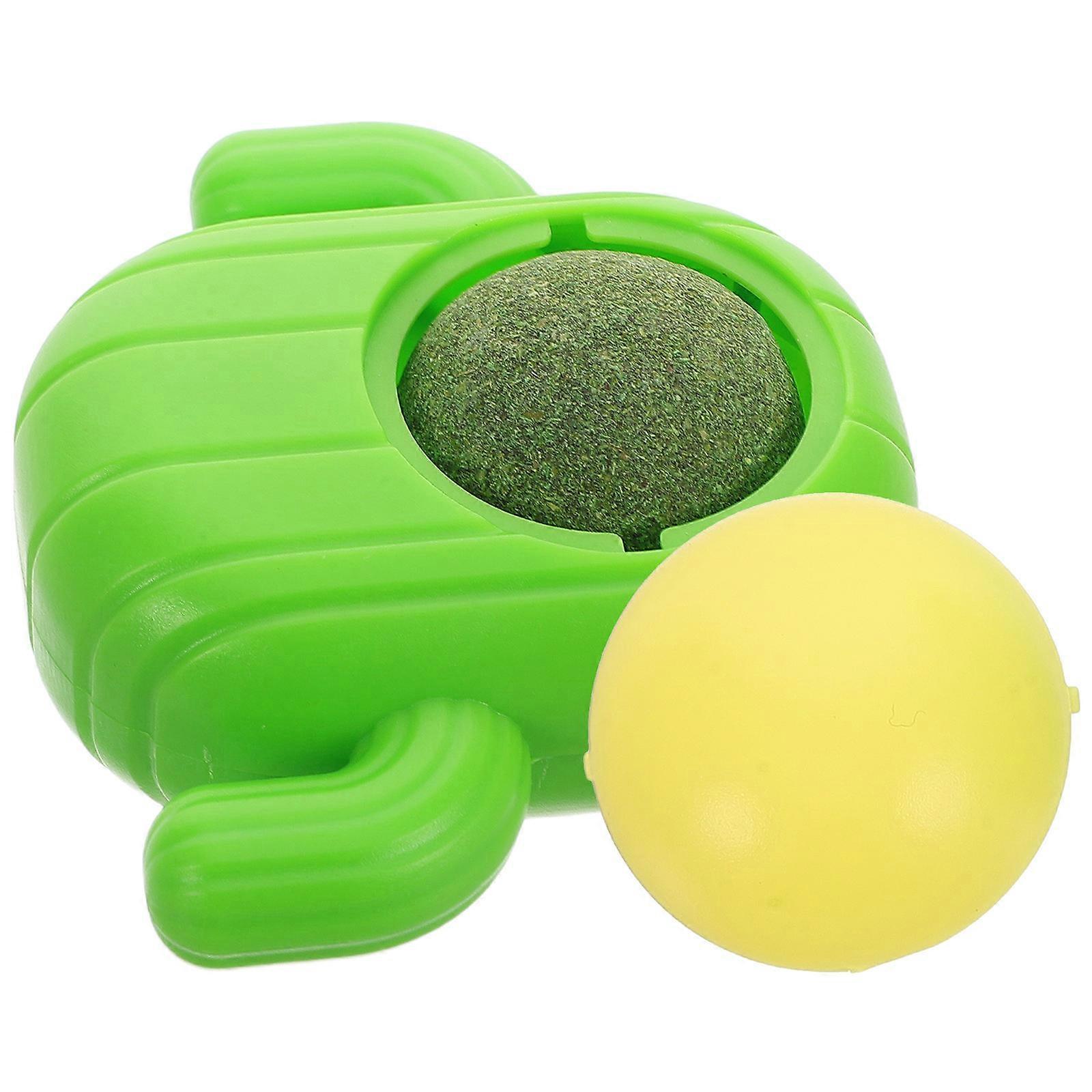 Spinning Catnip Ball Toy for Cats Exercise and Play 3Pcs Pack
