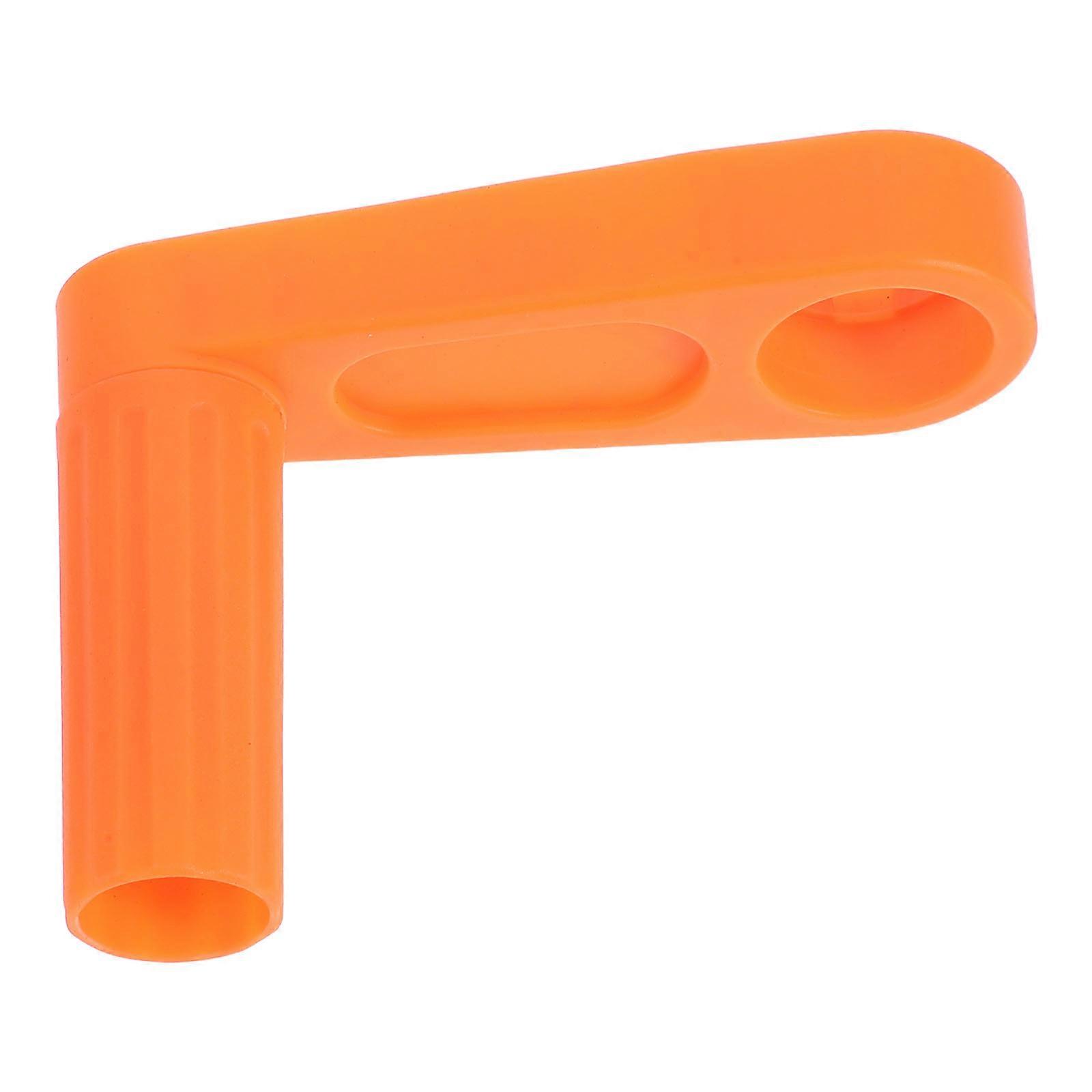 Hose Reel Handle Replacement for Winding Use 3Pcs Orange Crank Handle