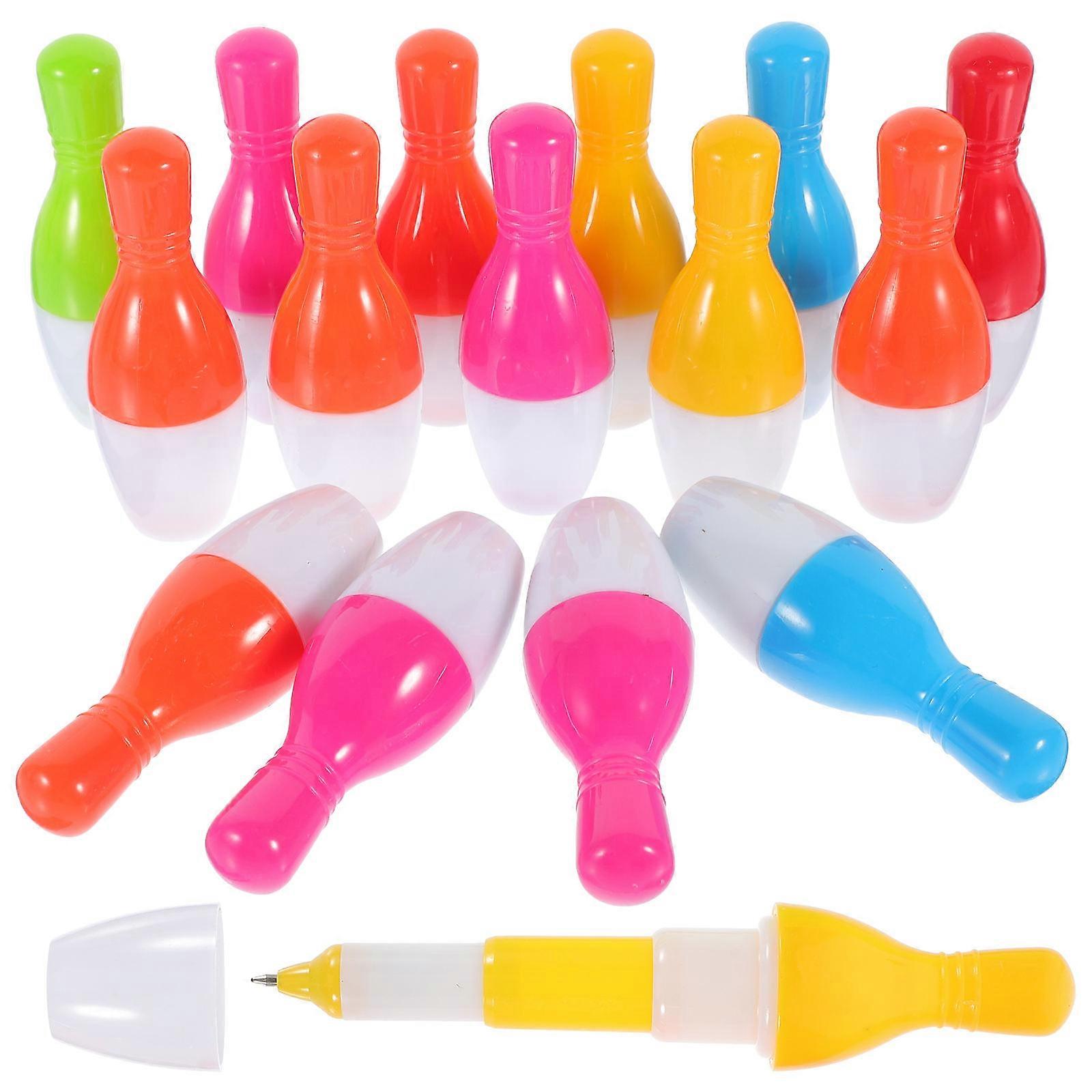 Writing Pens for Writing Use 30Pcs Creative Bowling Ballpoint Pen Set
