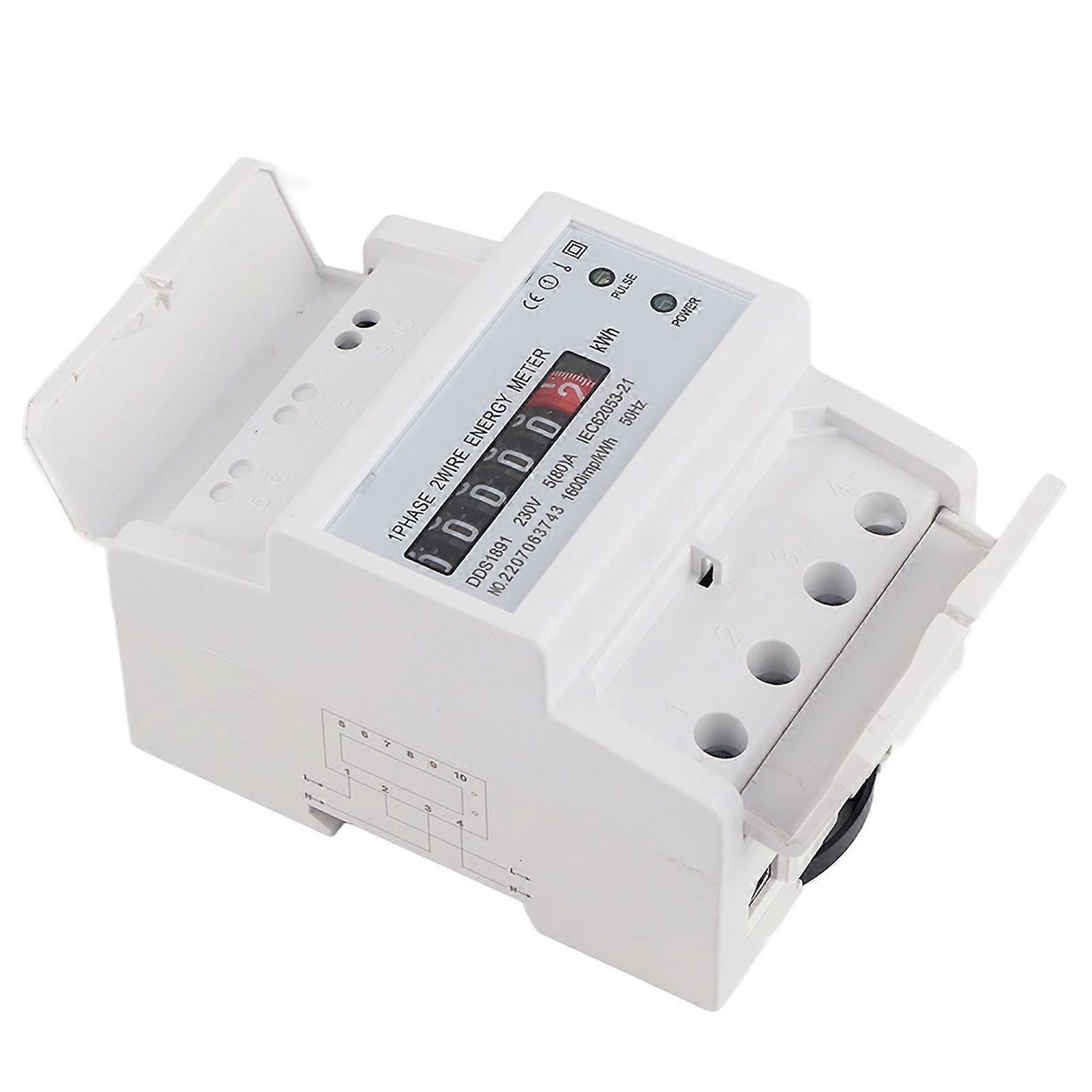 High quality  DDS1891 single-phase 4P meter rail meter (replace GS02718