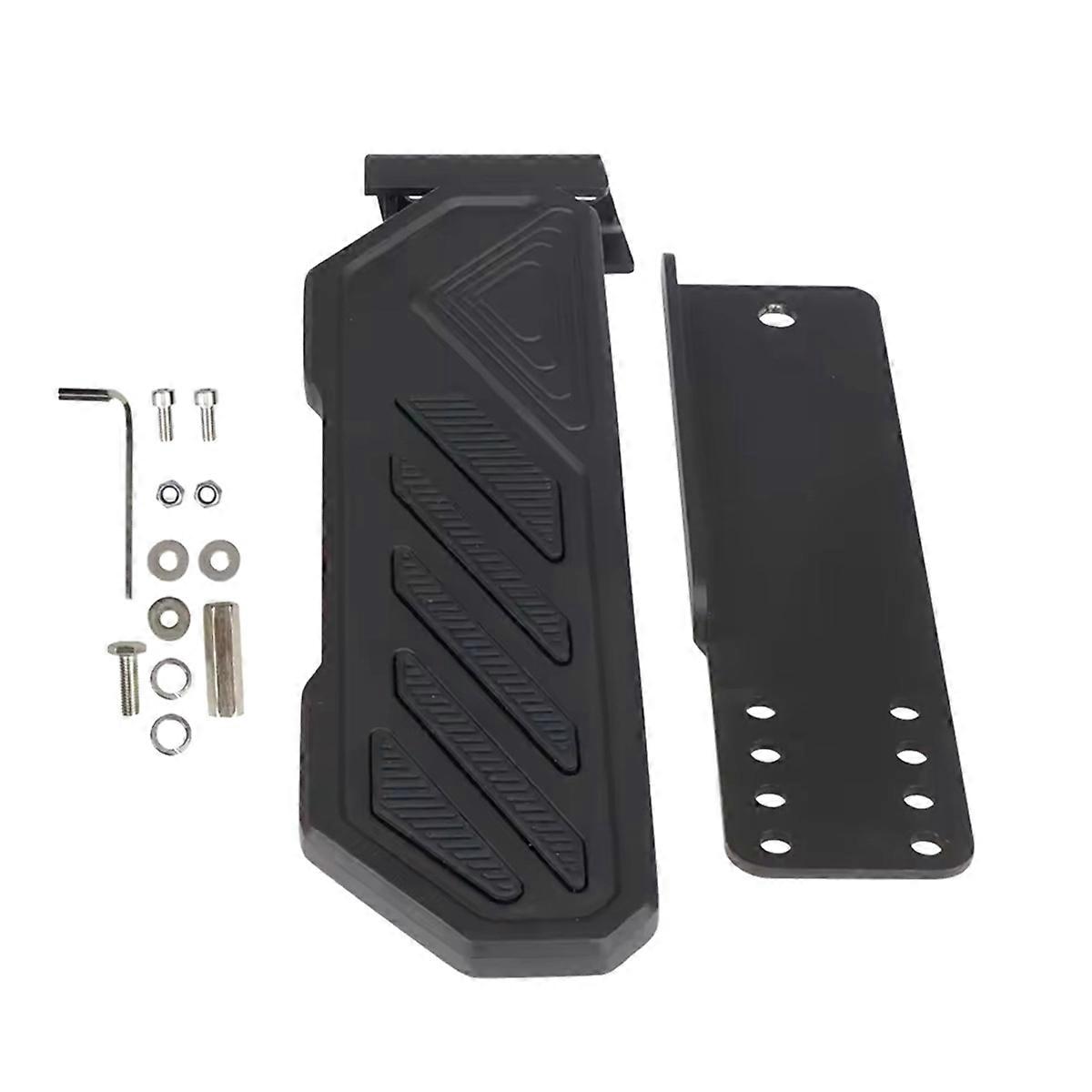 Dead Pedal Driver Foot Rest Left Side Kick Panel for JL JLU 4XE for JT Anti-Slip 2018-2022 Black
