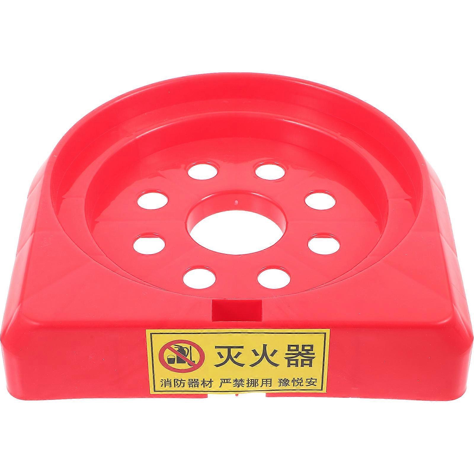 Fire Extinguisher Base Plastic Floor Stand for Powder Extinguisher 2Pcs