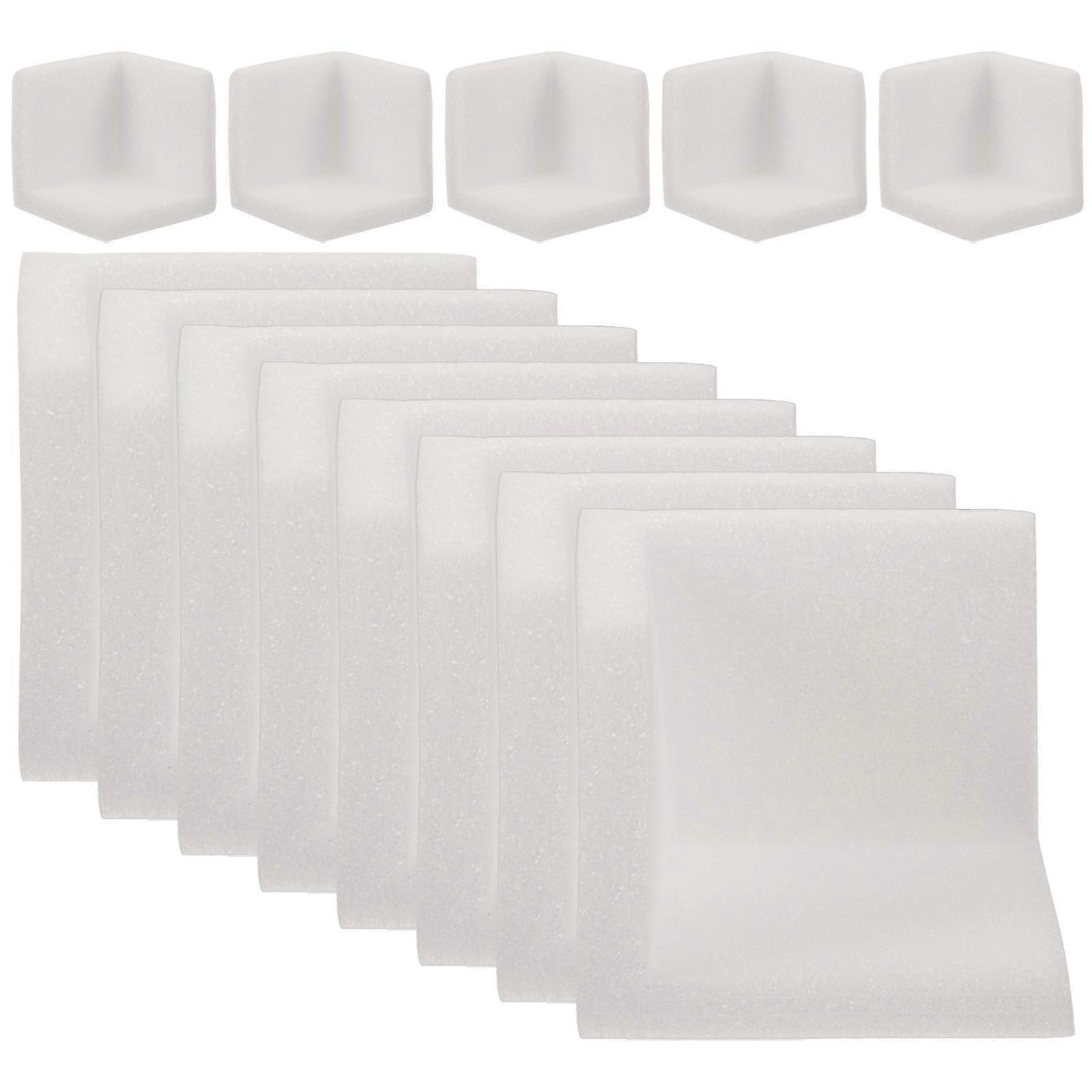 Safety Corner Guards 50Pcs Table Corner Guard Packaging Protection White Crafted from Expanded Polyethylene Material