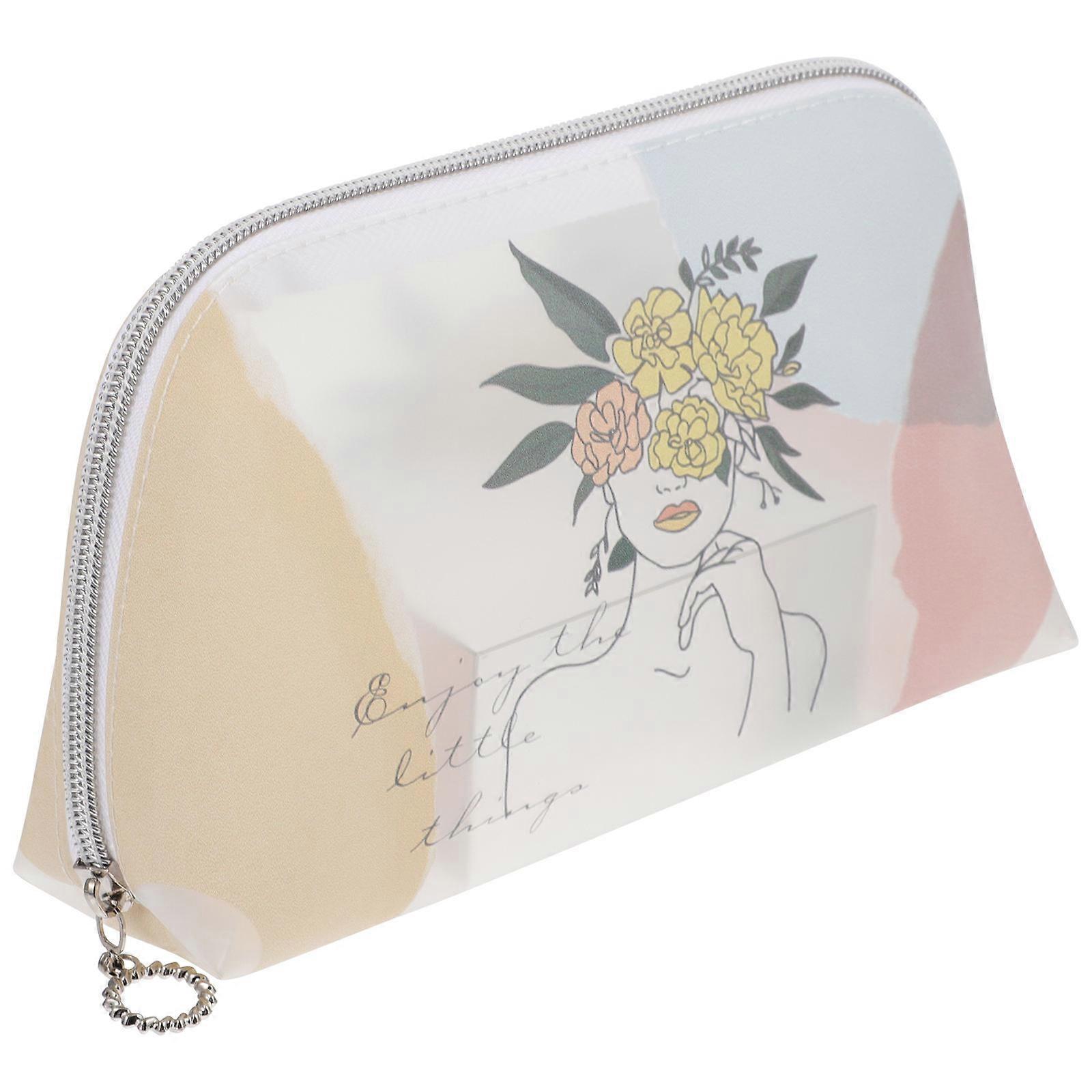 Makeup Organizer Waterproof Cosmetic Pouch for Home Use