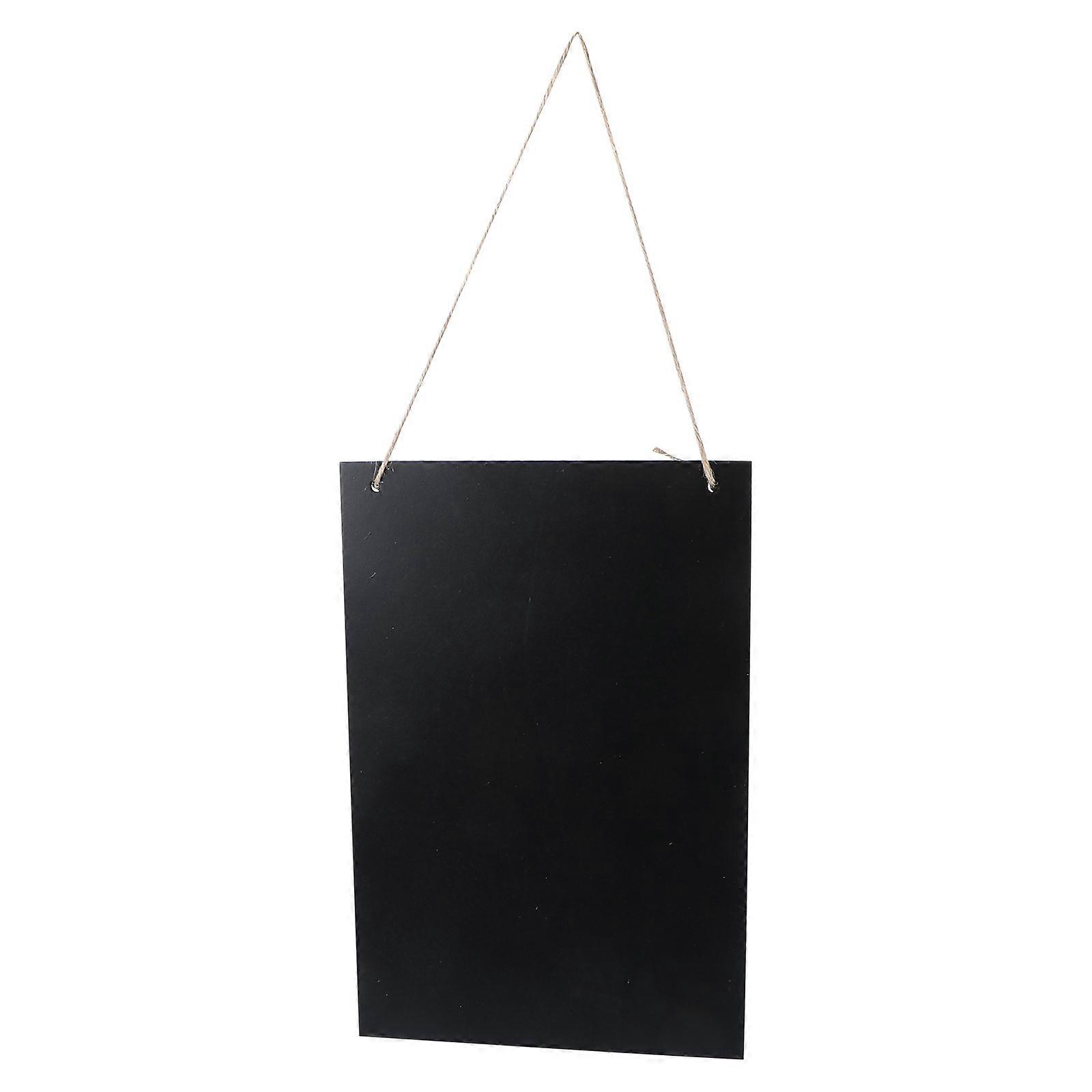 Hanging Message Board Wooden Double-sided Chalkboard Sign Rustic Style For Wedding And Special Events 1Set