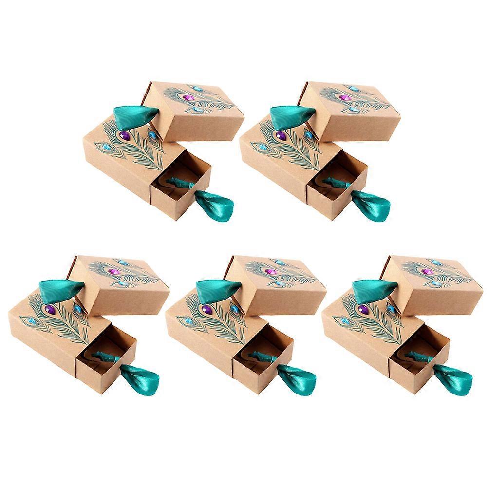 Gift Boxes Diamond Wedding Favor Boxes for 40Pcs Candy Storage