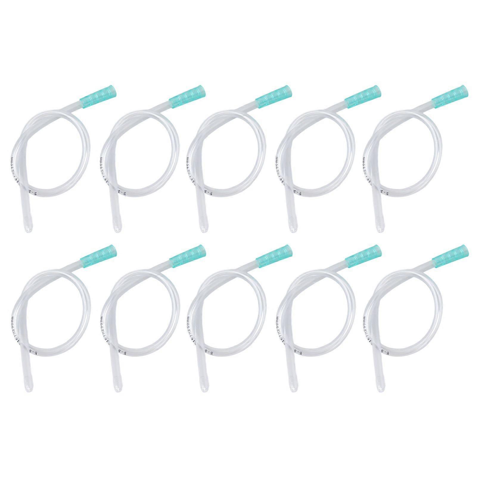 10Pcs PVC Enema Tubes Replacement Disposable Enema Hose Supplies for Smooth Insert
