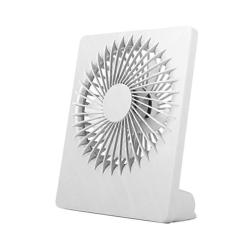 Desktop fan USB rechargeable home desktop silent electric fan three-speed wind