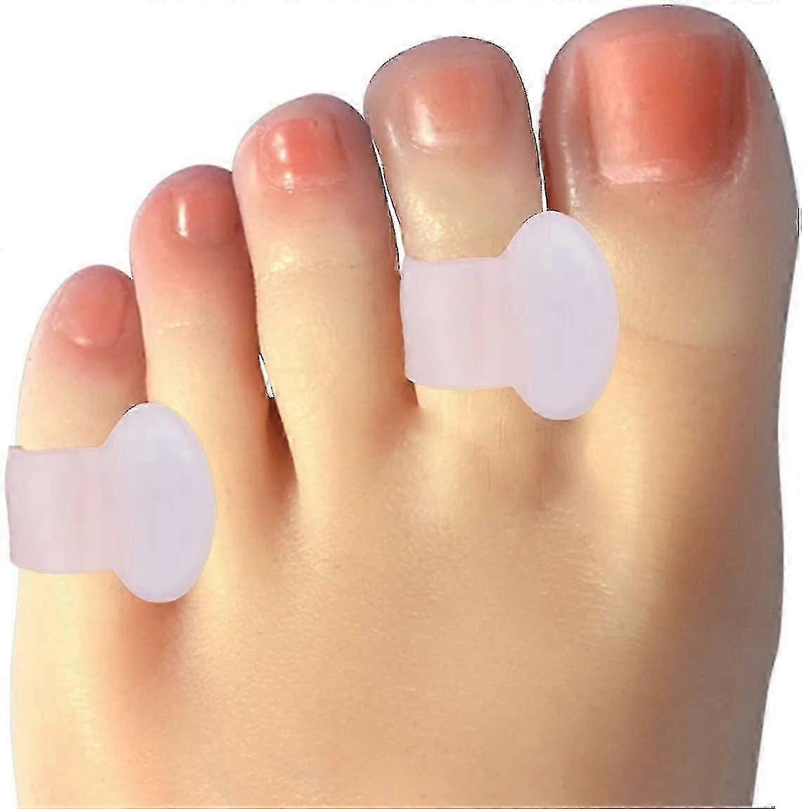 Gel Toe Separators, 10pcs Silicone Toe Spacers, Small Toe Protector Spreader, Cushions For Curled Overlapping Separate