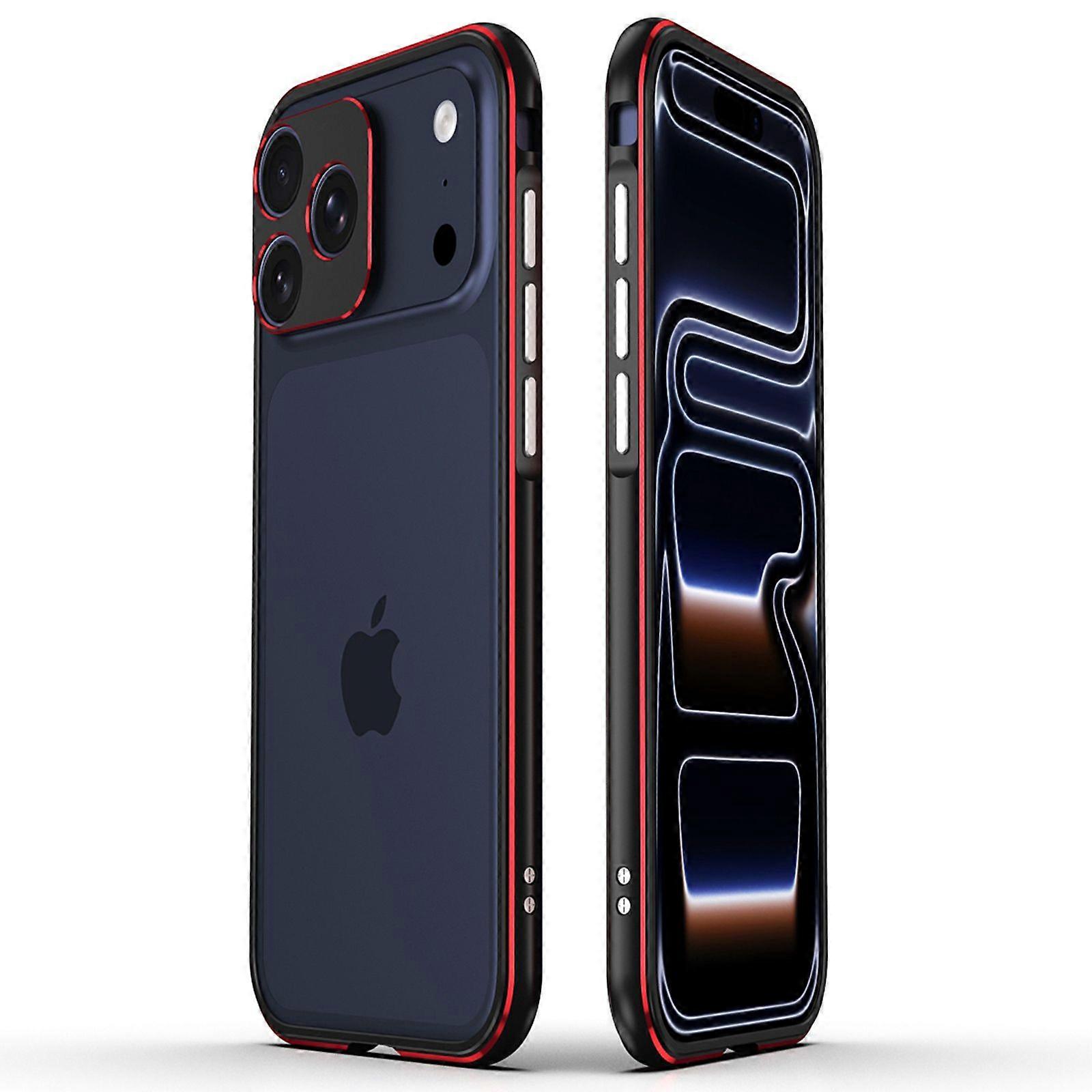 For iPhone 17 Pro Bumper Case No-Back Phone Frame Cover with ith Lens Protection