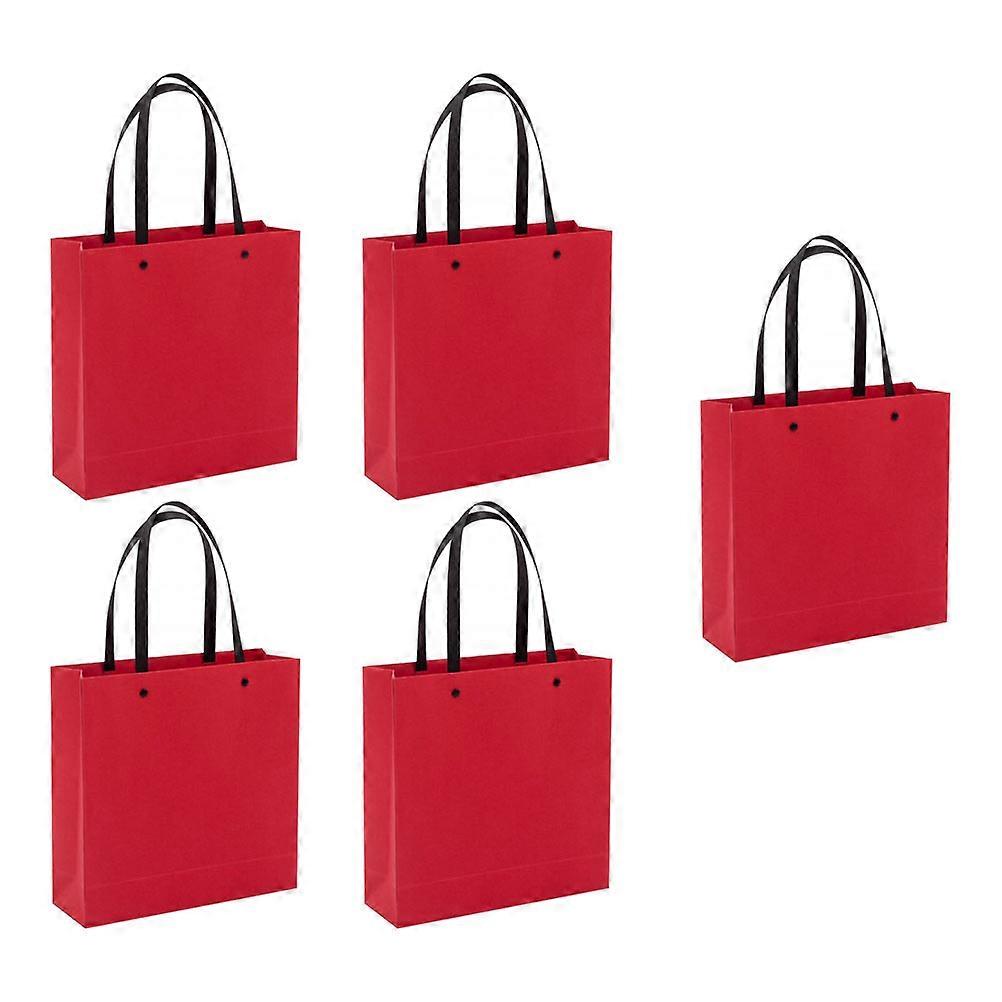 Red Paper Gift Pouch for Storage 10Pcs New Year Delicate Design