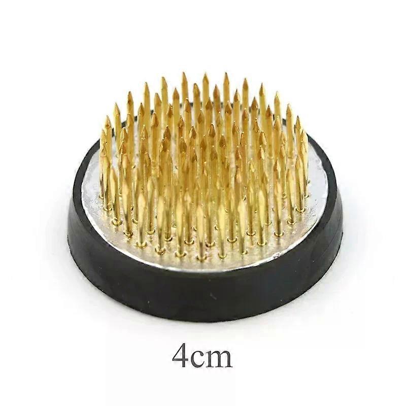 3 Sizes Spiky Needle Kenzan Art Fixed Tool Round Ikebana Holder Flower Frog Insert Base Pin Flower Base Home Decoration