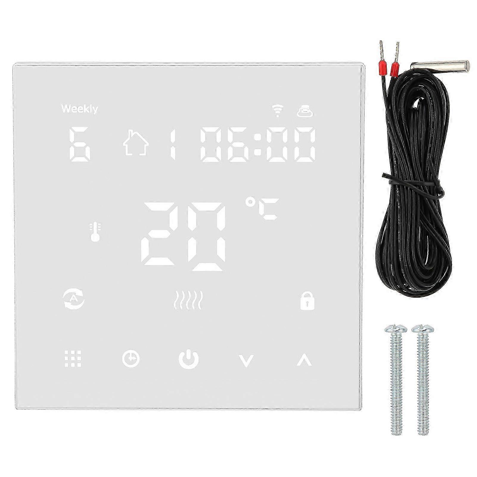 25-26 16A Digital Display Smart Thermostat Remote WiFi Temperature Controller for Mobile Phone AC90‑240V