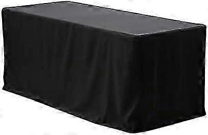 2025 Latest Model 5' Ft Fitted Black Table Cloth for 60"X30" Rectangular Table 26s