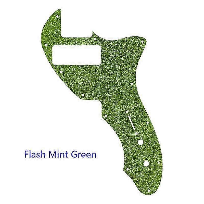 Xinyue Custom Guitar Parts - For Tele 69 Thinline Guitar Pickguard Scratch Plate With P90 Humbucker Multi Color Flame Pattern 26s