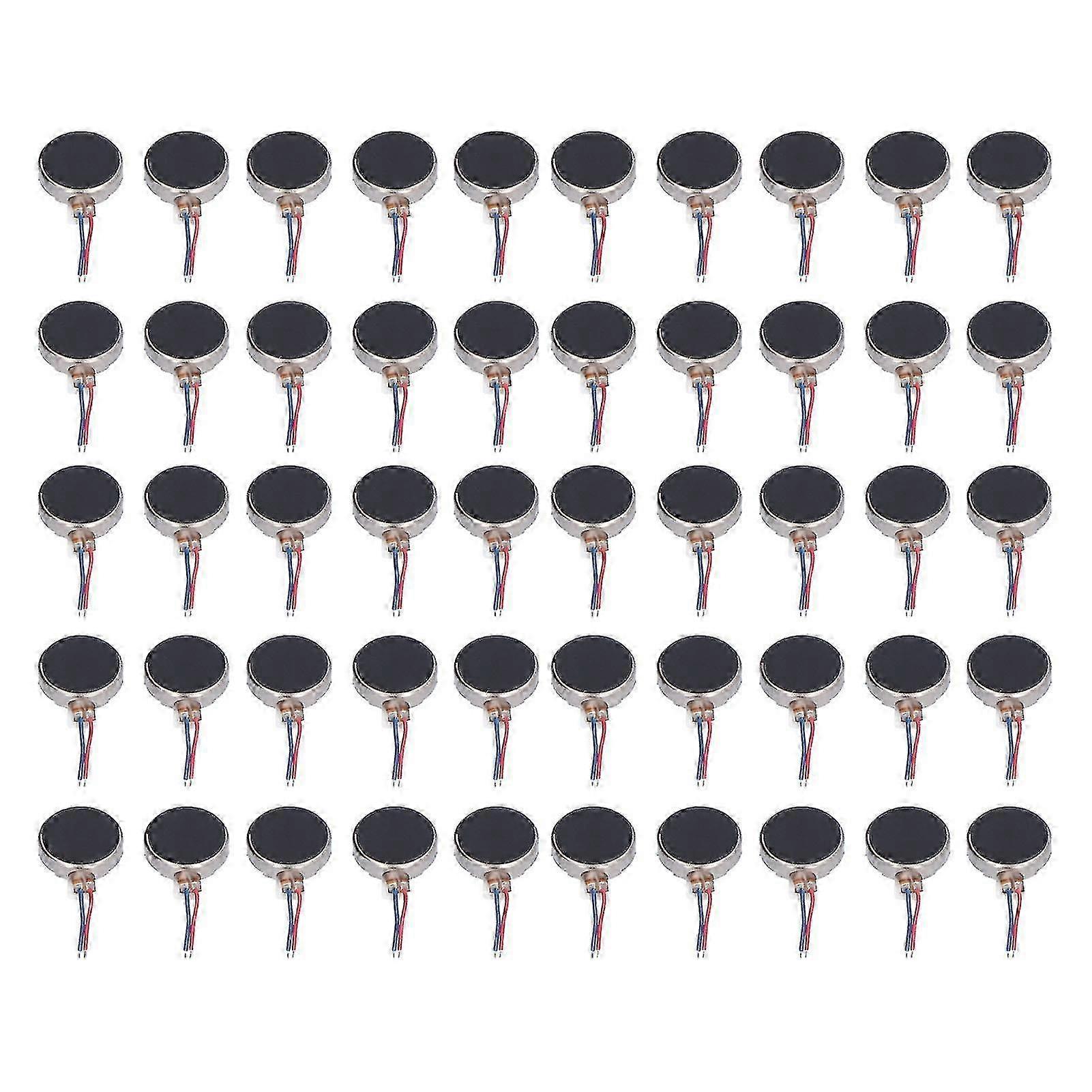 Mini Vibration Motors DC 3V, 50pcs for Micro Vibrating Applications