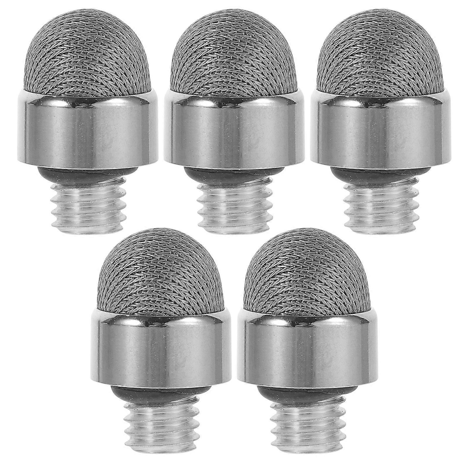 5pcs Touch Screen Pen Tip Outer Thread Capacitive Stylus Tip Mesh Tip For Touch Screen