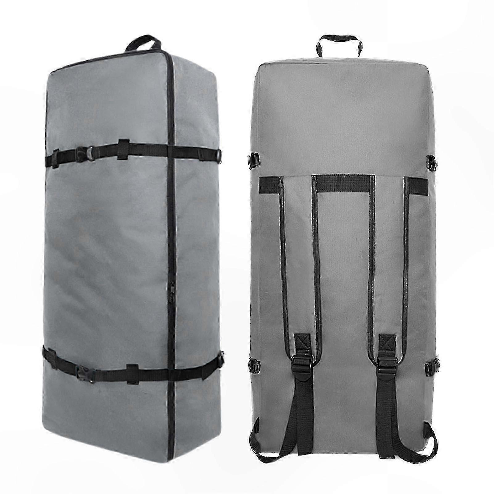 Paddleboard Carry Bag with Handles and Adjustable Straps, Durable 600D Oxford Material, Black