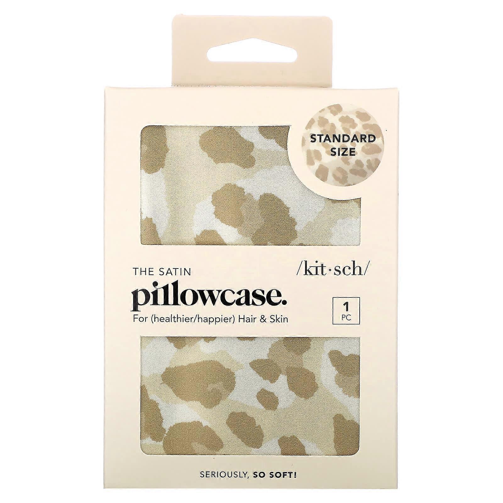 The Satin Pillowcase, Standard Size, Leopard, 1 Pillowcase