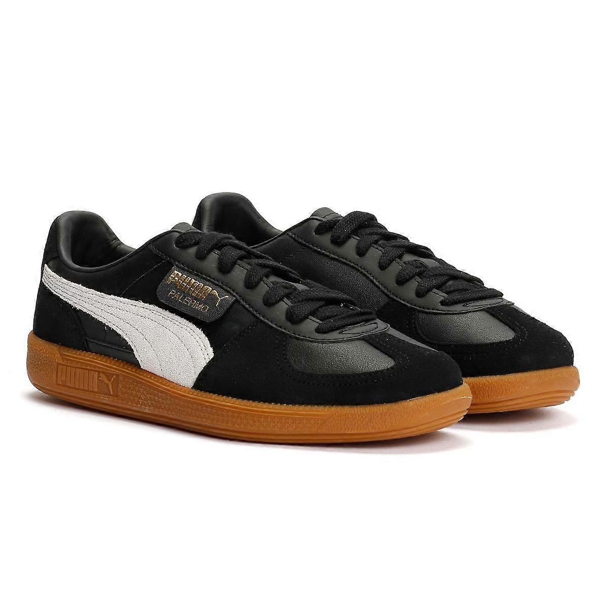 Puma Palermo Leather Black Trainers