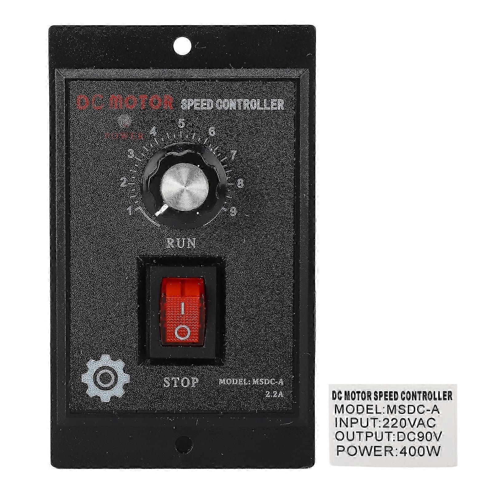 DC Motor Speed Controller 220V AC Input 90V DC Output Motor Regulator Control Switch 25-26s