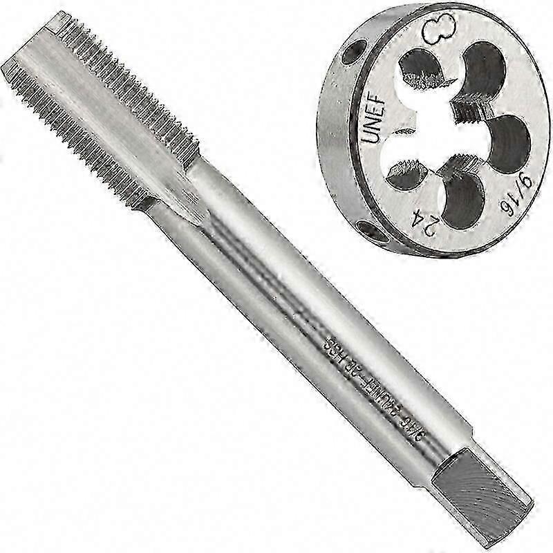 UNEF 9/16-24 HSS Tap and Die Set for Machine and Round Right Hand Threads
