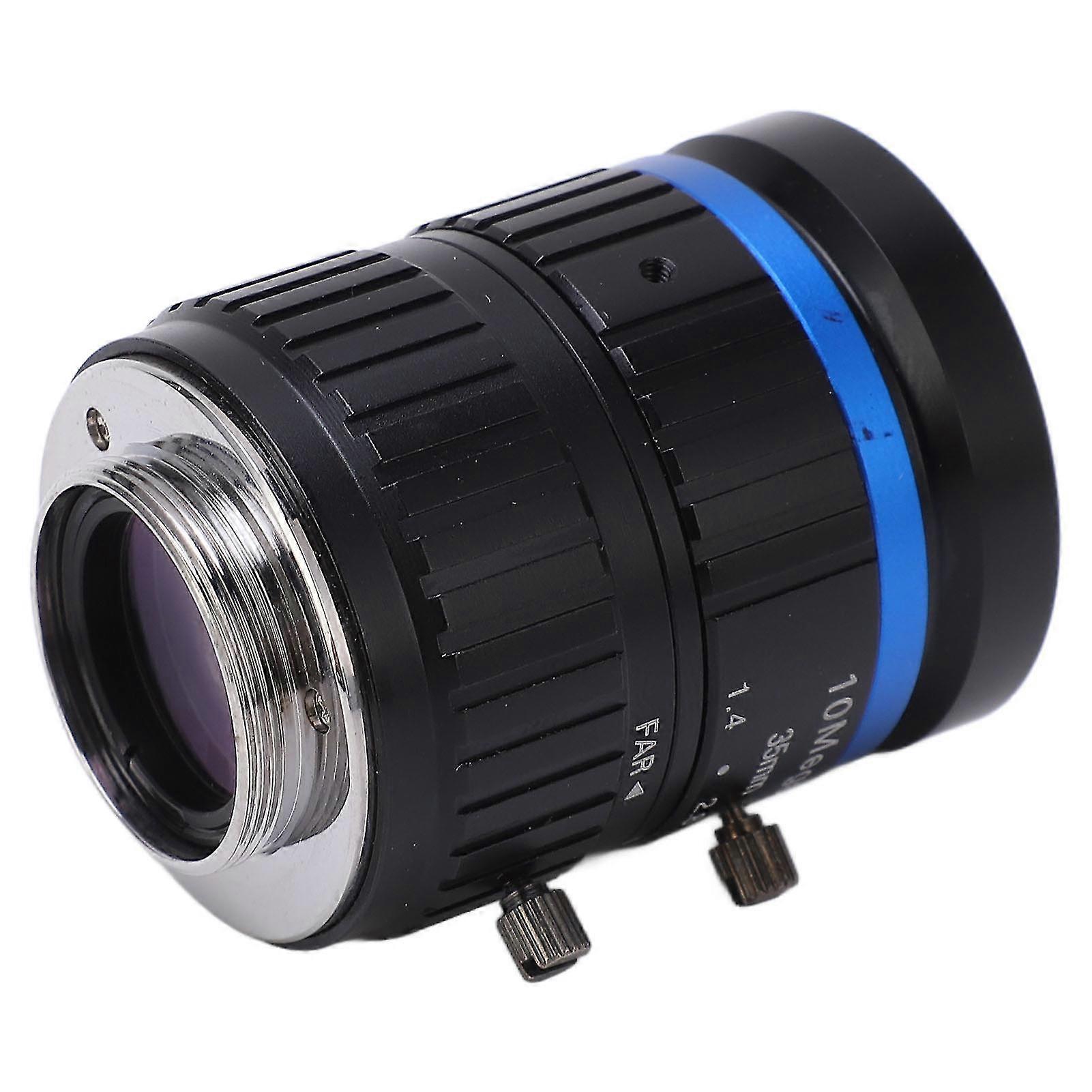 25-26 1in C Mount Lens High Definition 10 Megapixel Manual Iris Lens 35mm Focal Len...