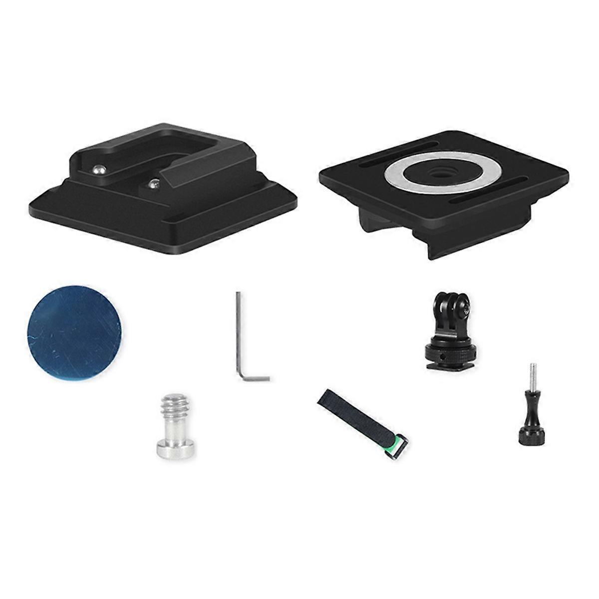 Triple Magnetic Cold Shoe Adapter with 1/4inch Screw for DSLR Cameras Easy Installation Camera Accessory