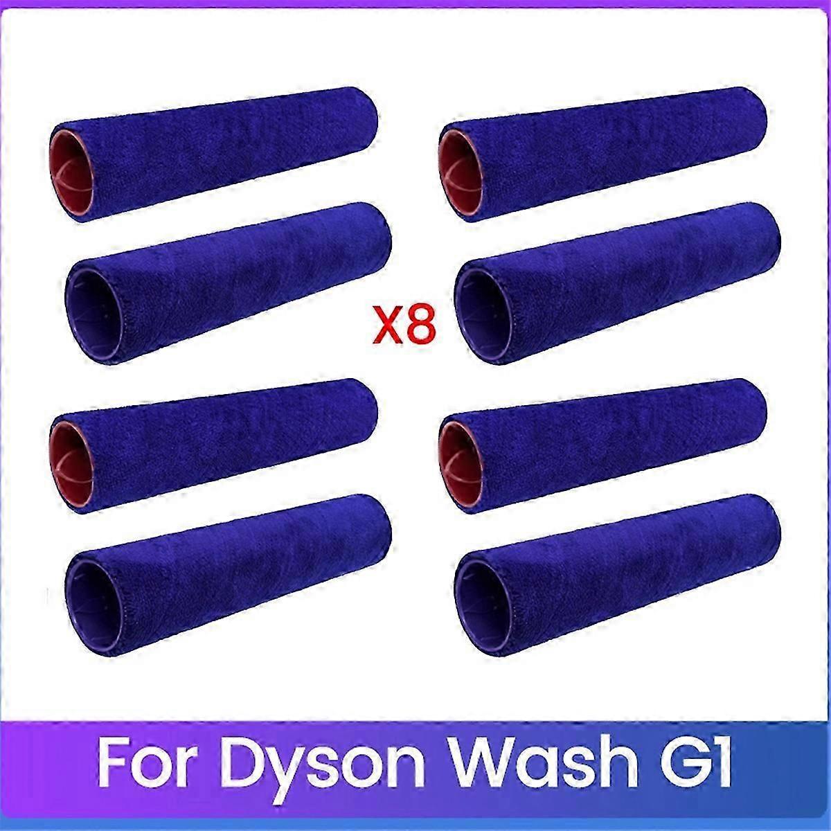 8PCS Soft Lint Roller Brush suitable for Dyson Wash G1 Handheld Sterilizing Floor Scrubber Accessory Replacem