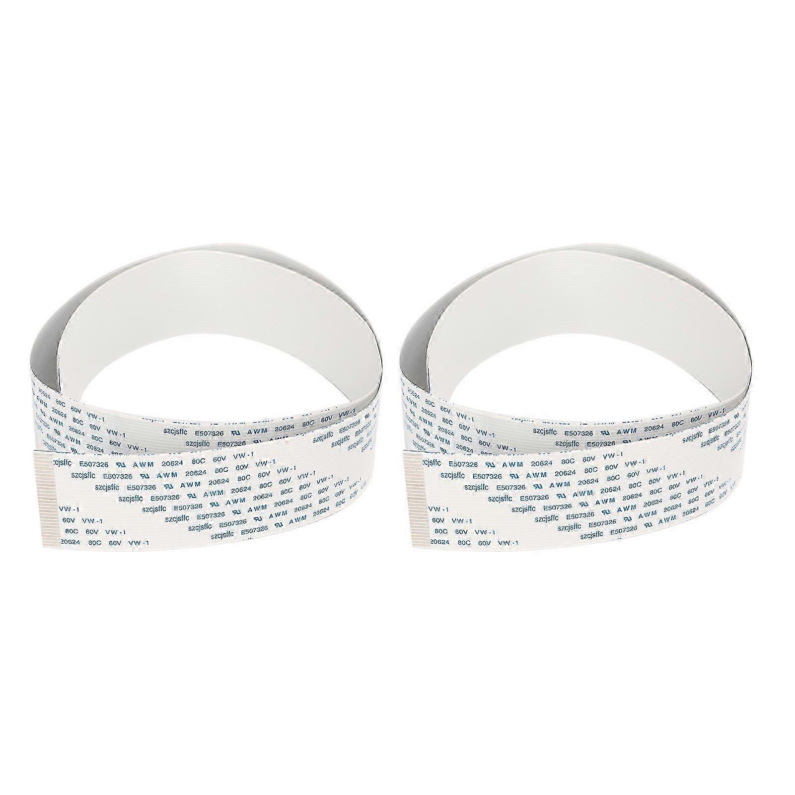 2pcs 60cm/24inch FFC Flexible Flat Cable for XP600 Printer Fast Transmission High Flexibilityc