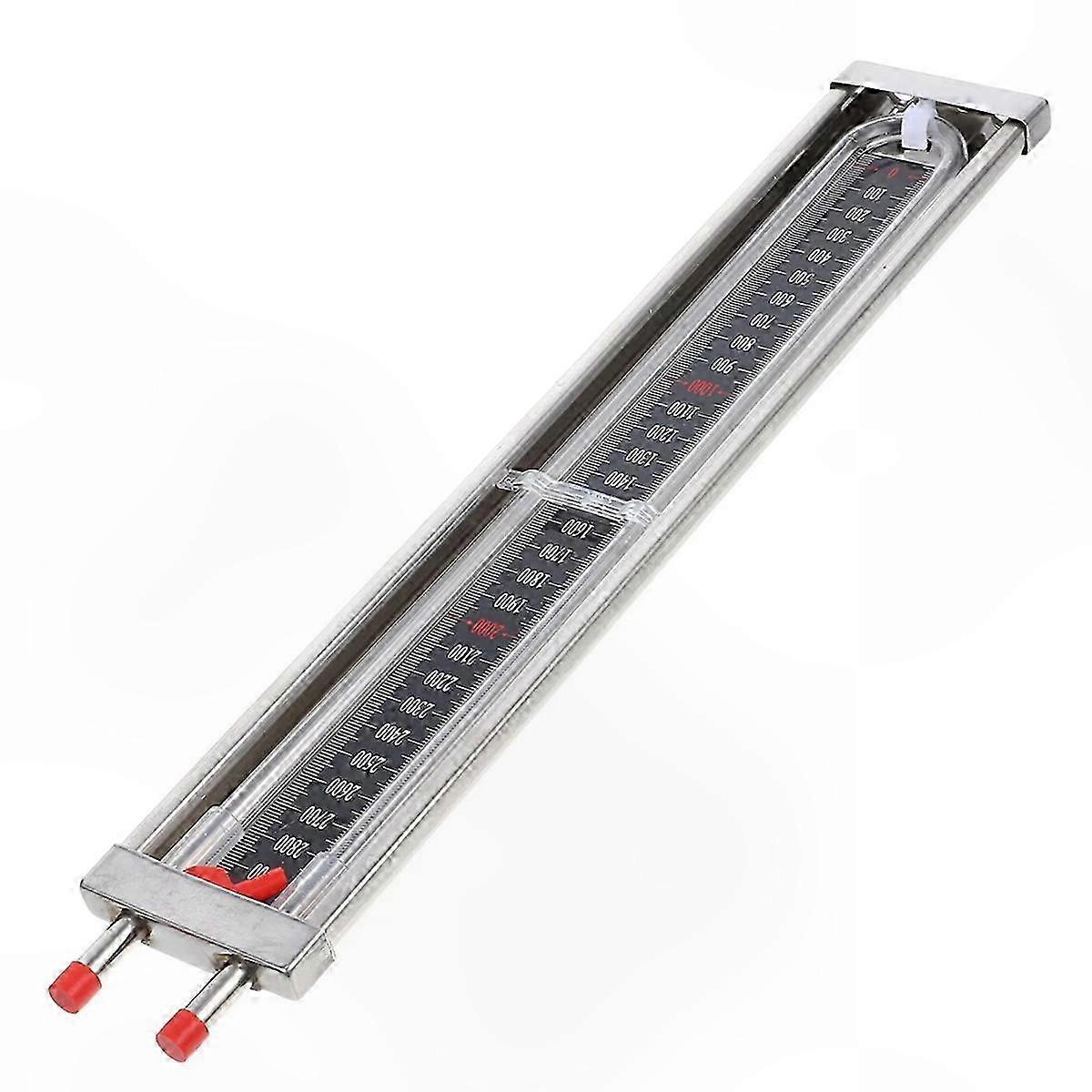 Stainless Steel U-Shaped Manometer for Natural Gas Pipeline Pressure Measurement Home Use Differential Tool