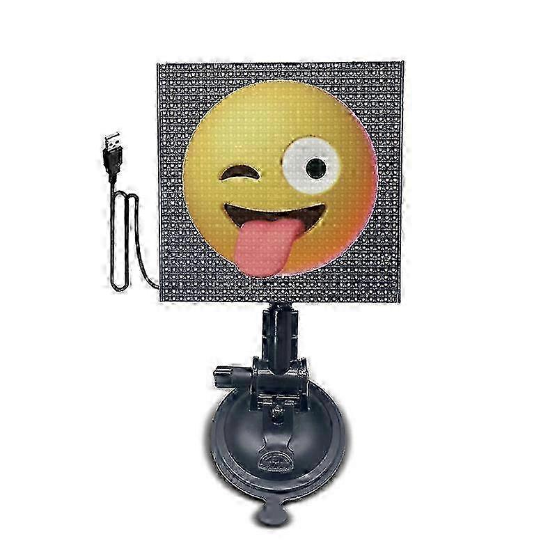 LED Dynamic Emoticon Car Bluetooth Display Screen 5V USB Interface