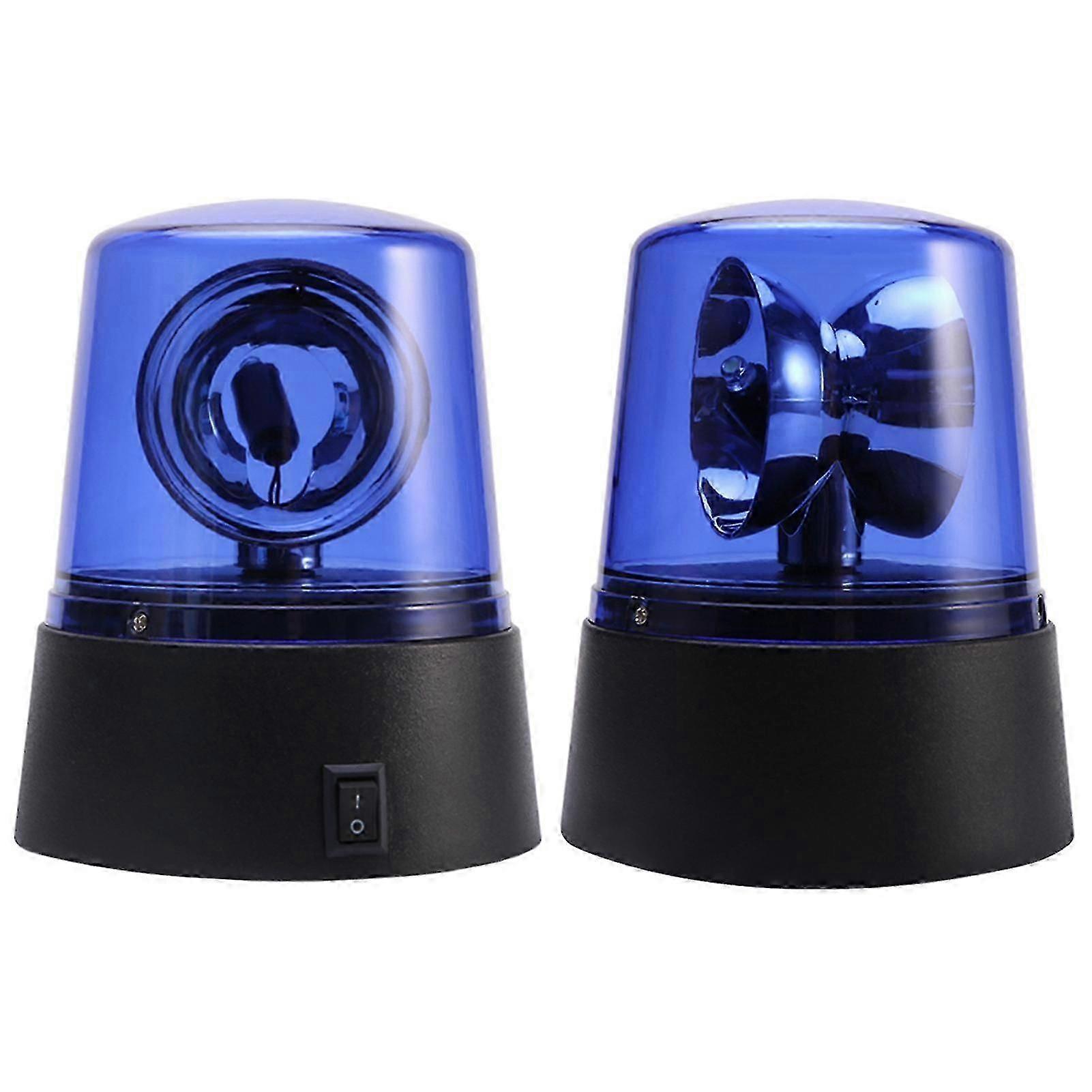 3inch Strobe Light Battery Powered 360 Degree Rotating Beacon Stage Effect Lamp - MXBC