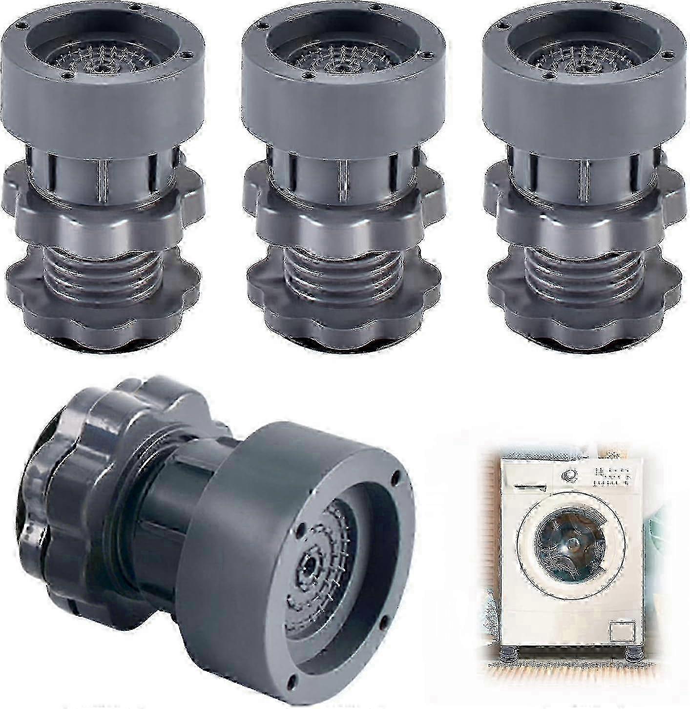 Adjustable Anti-vibration Pads for 4-Piece Washing Machines to Reduce Vibration