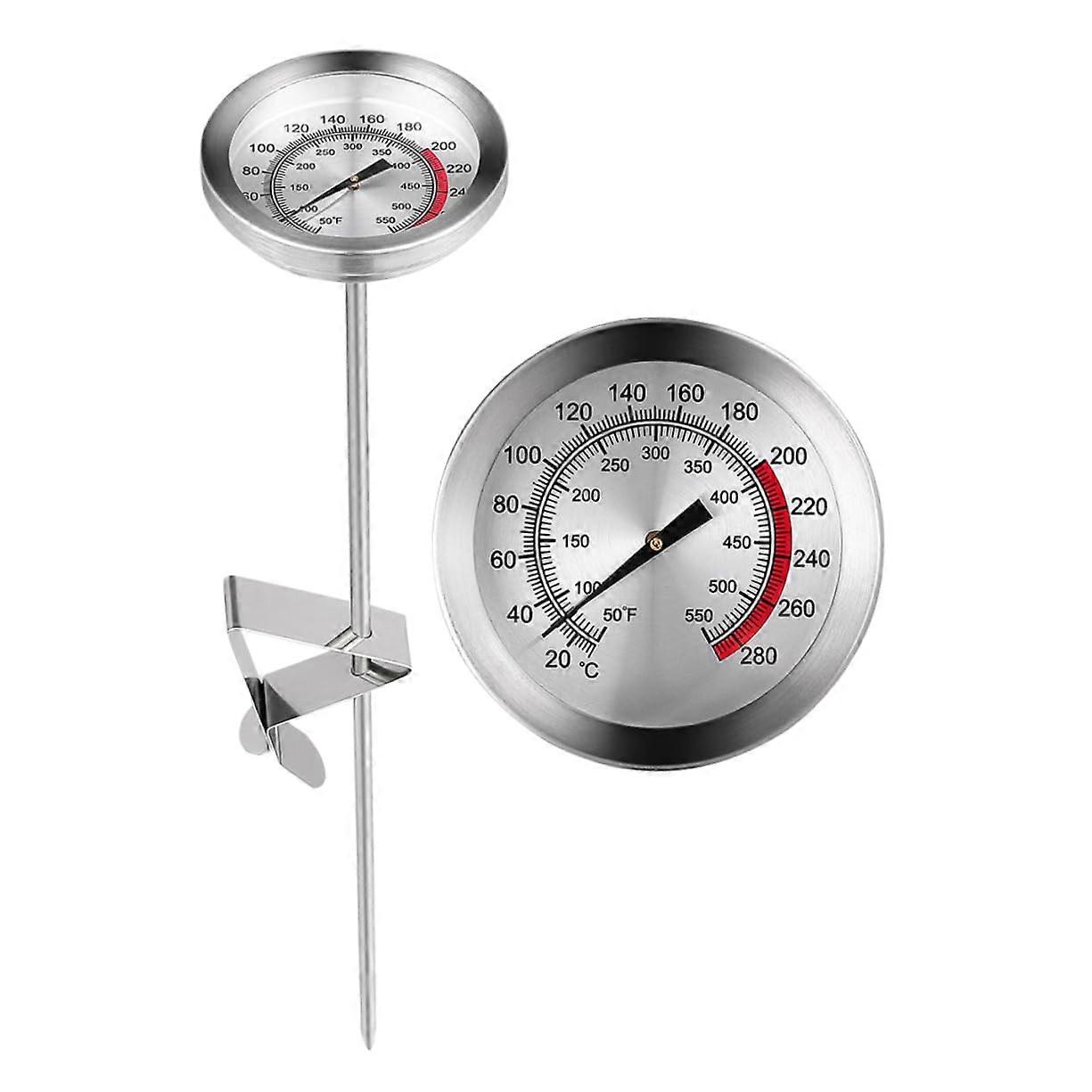 Meat Thermometer Probe For BBQ Grill And Deep Frying Instant Read Oil And Food Temperature Gauge Smooth Rounded Edges