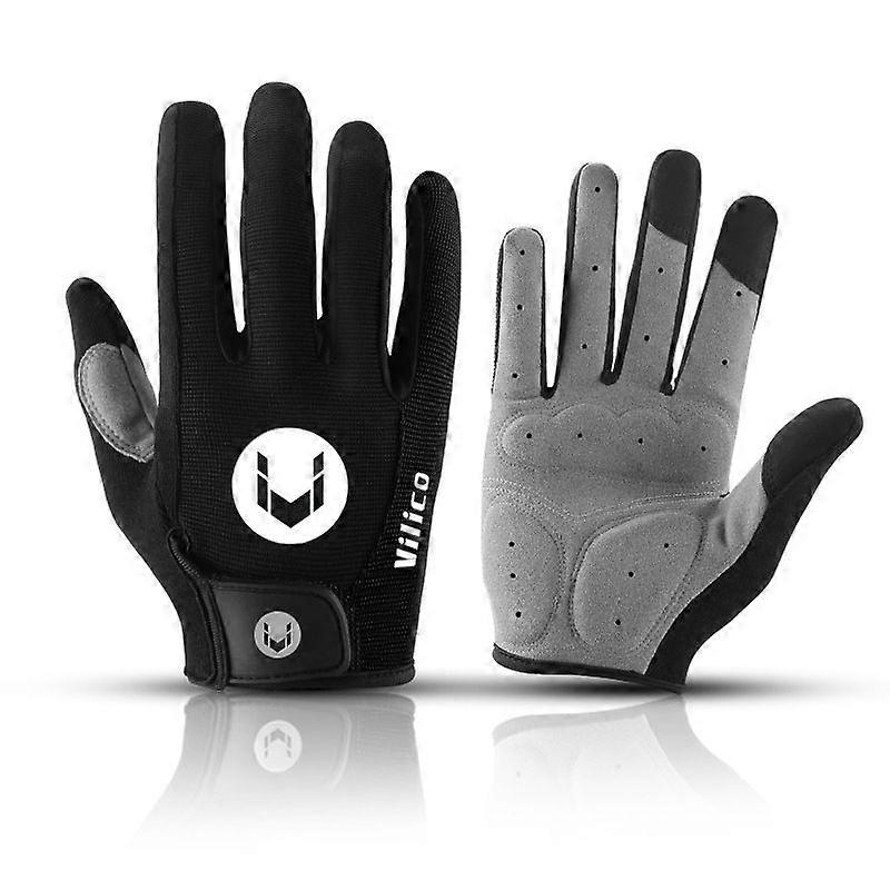 Full-finger bicycle touchscreen gloves