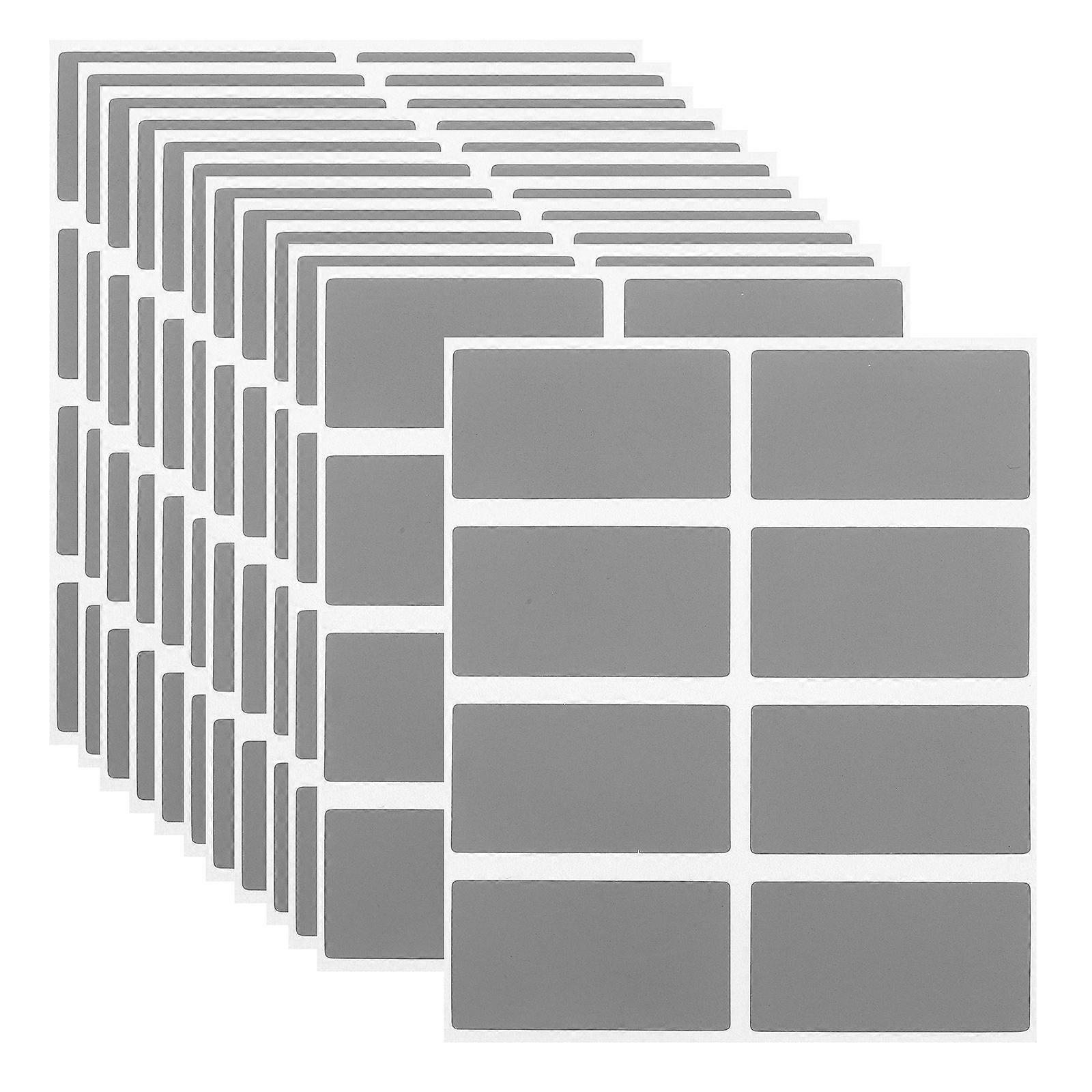 200pcs DIY Scratch Off Stickers Prize Card Self Adhesive Peel and Stick Labels