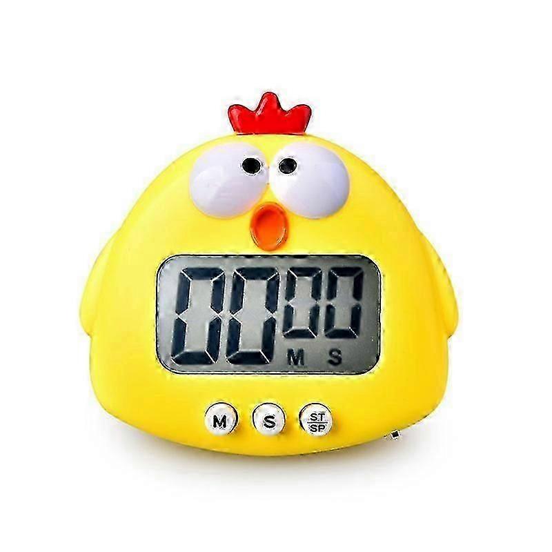 1pcs Cartoon Frog Lcd Digital Display Kitchen Cooking Timer(chick)