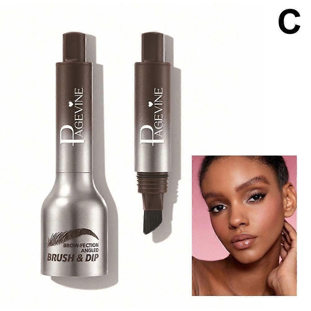 2-in-1 Eyebrow Tint and Brush for Natural Long-Lasting Makeup Easy Application Multiple Shades Portable Design