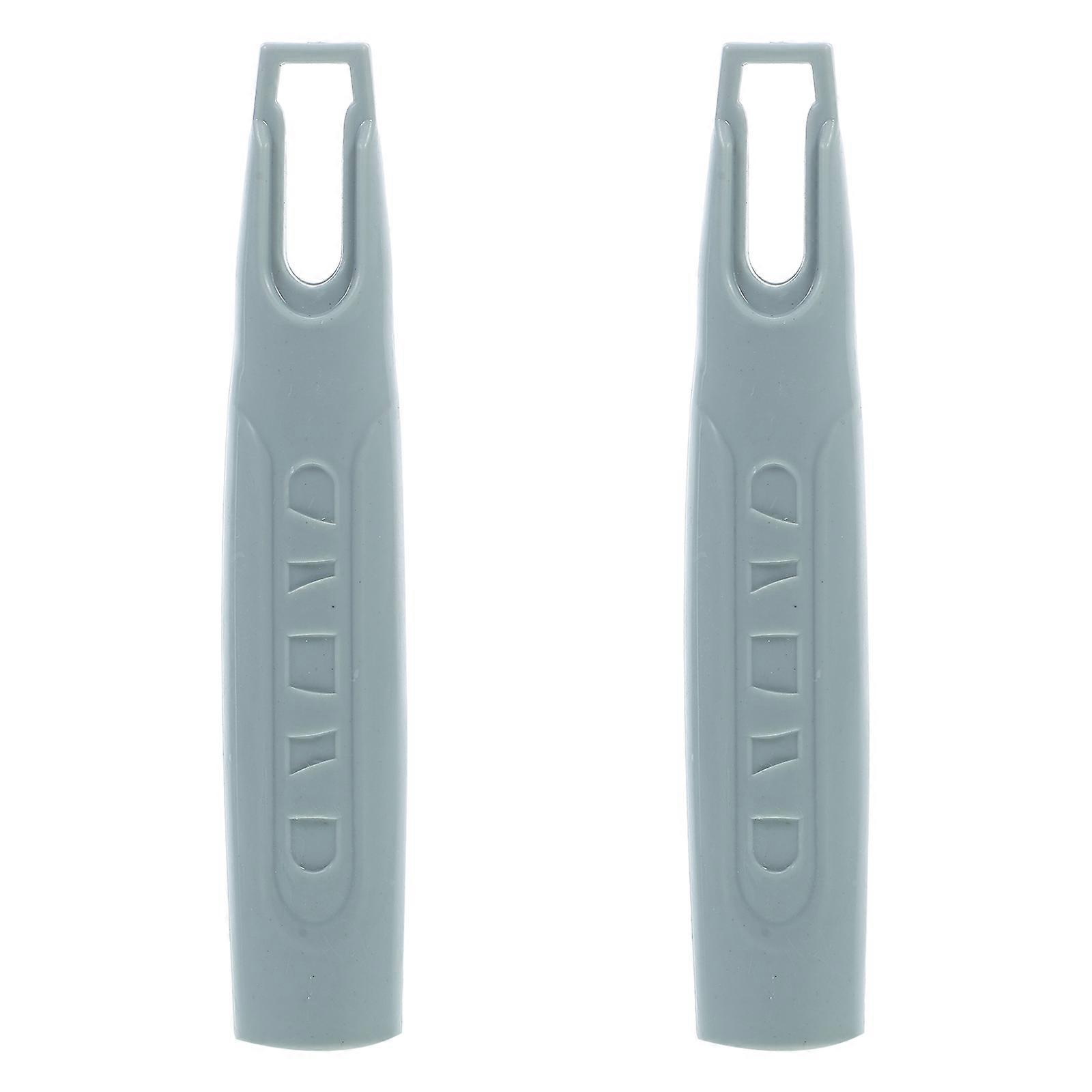 Dustpan Handle Grip Plastic for 2Pcs Broom Stick Replacement in Light Green