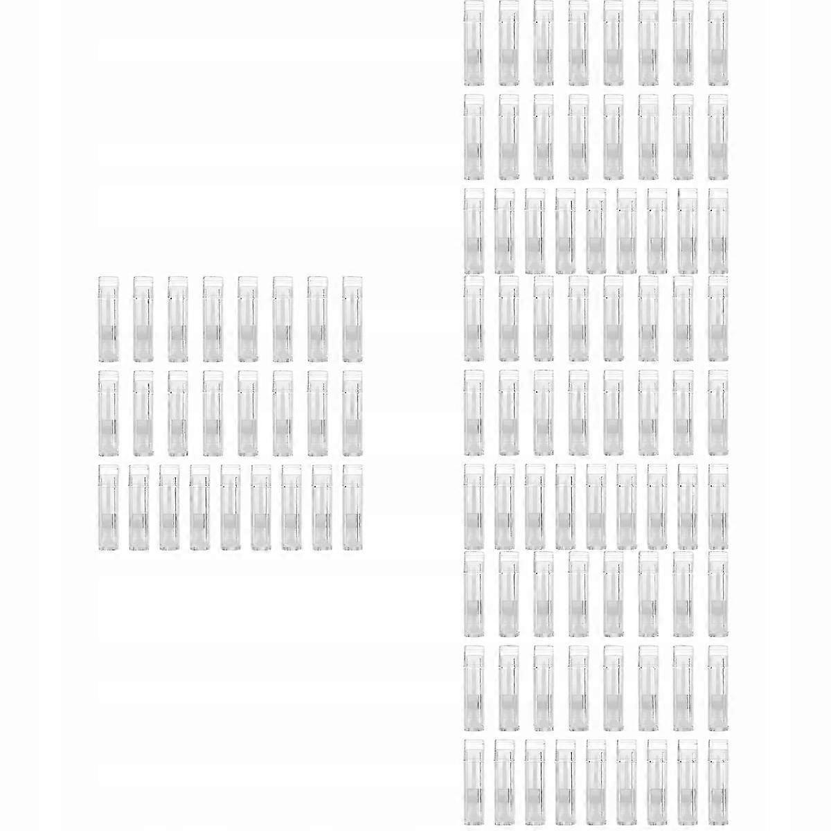 Empty Lipstick Tubes Lip Gloss Container 100 Pcs