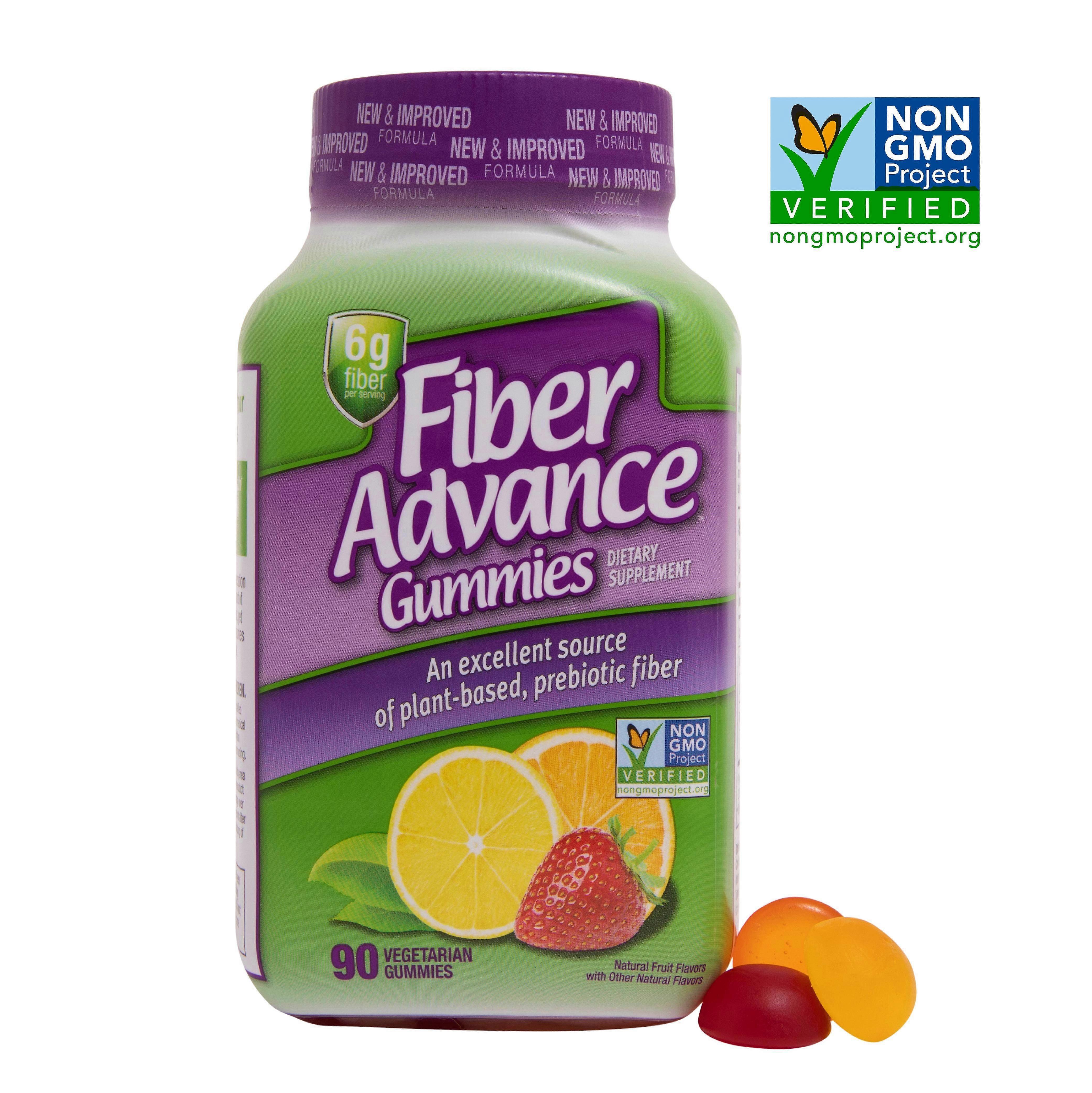 Fiber Advance Daily Fiber Gummies, 90 Ea