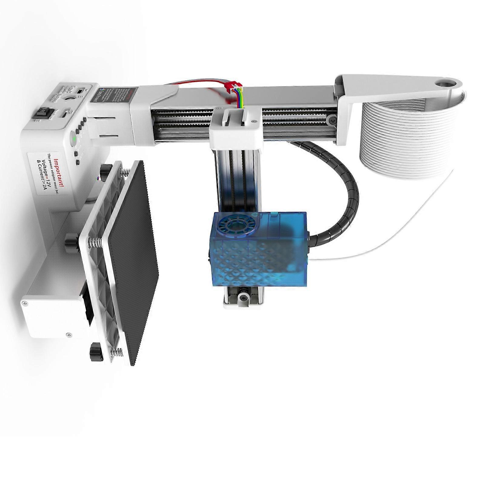 Entry Level TPU 1.75mm 3D Printer With Removable Platform Simple Operation For Classroom Home Workspaces  White