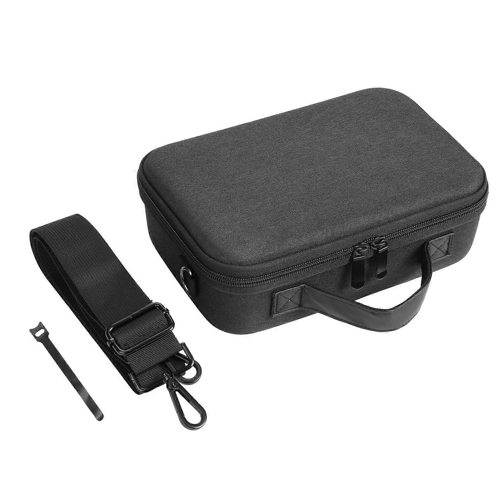 Heavy Duty Controller Storage Box Lightweight Travel Carrying Case with Shoulder Strap for Mini Host Accessories Multicolor