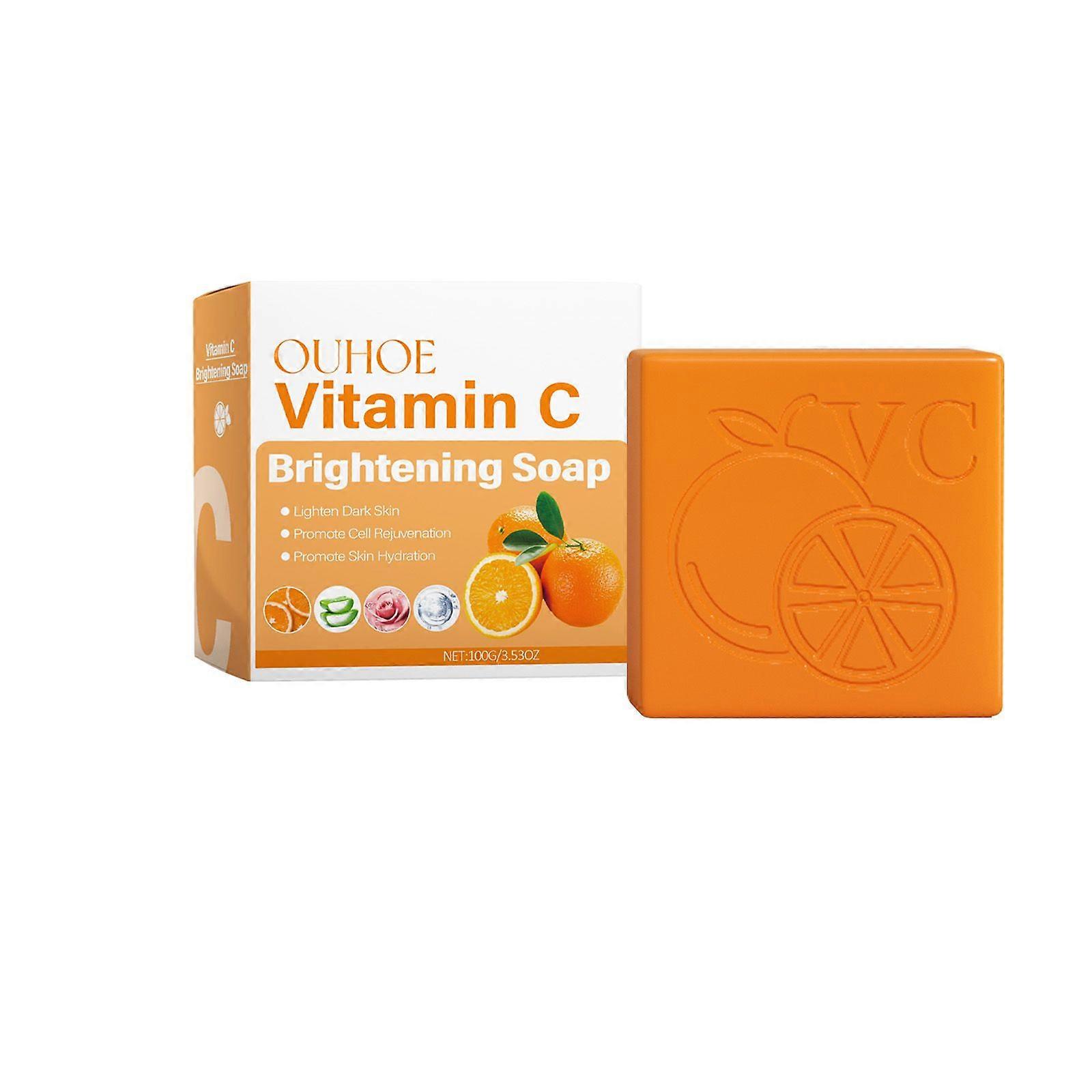 OUHOE Vitamin C Body Cleansing Soap Deeply Moisturizes And Cleanses Skin With Dull Keratin And Gently Protects Skin Naturally