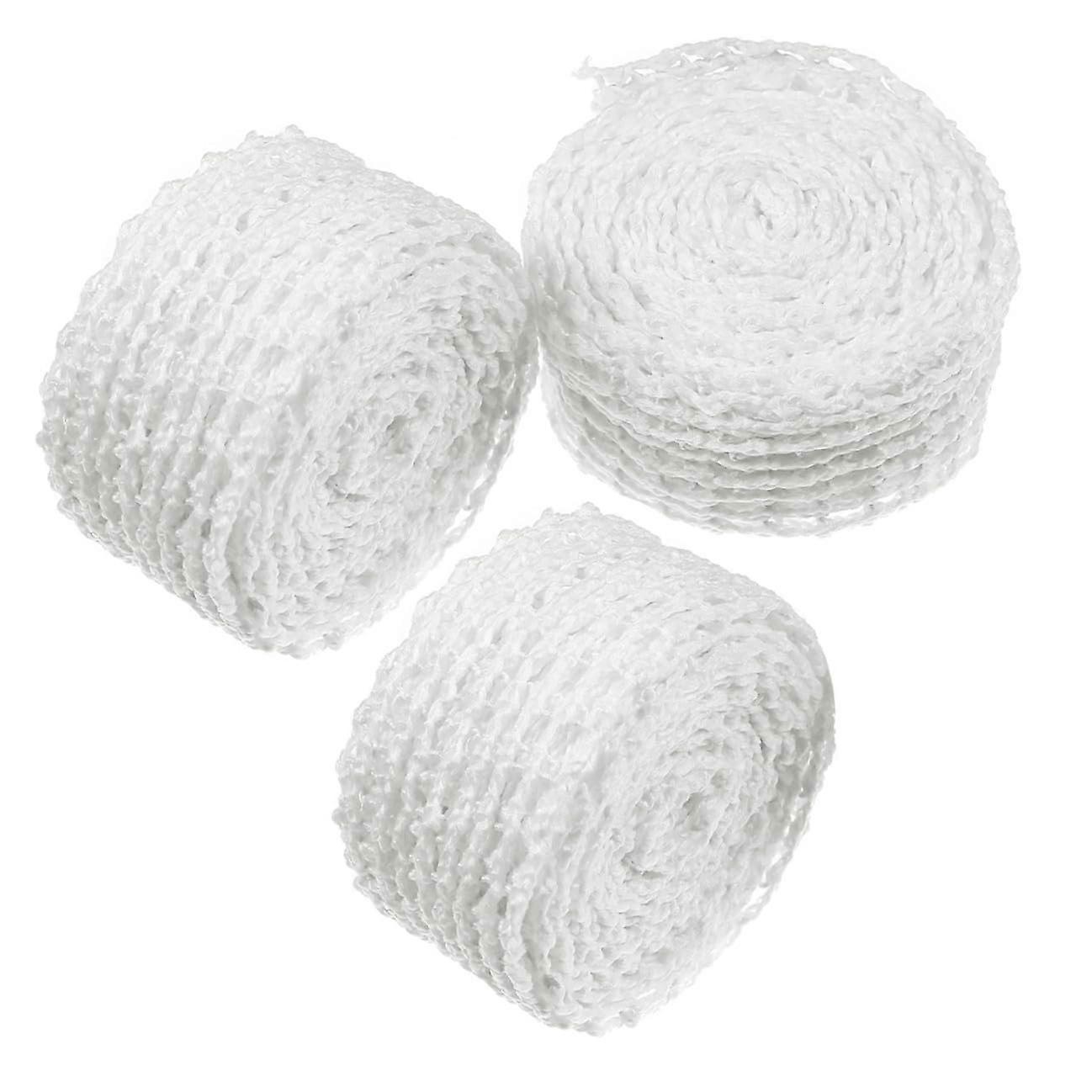 Elastic Meat Netting Rolls for Cooking, Roasting and Sausage Making – 3 Pack 3m Mesh Bags for Ham, Beef and Poultry