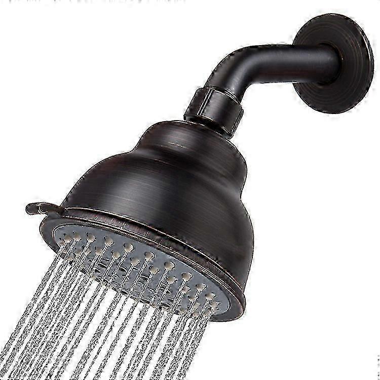High Pressure Shower Head - 5 Function Rain Shower Head - Comfortable Shower Experience Even at Low Water Flow - Oil-Rubbed Bronze (Not Include Shower